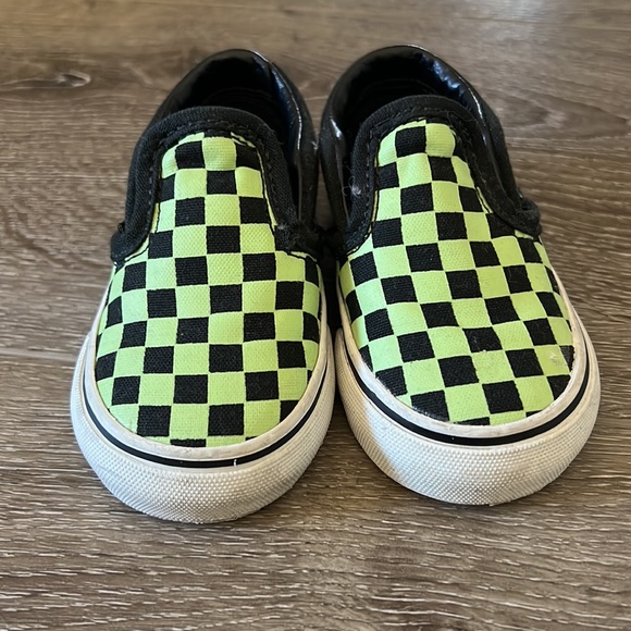 Vans Toddler Checkerboard Slip-On V - Picture 3 of 6